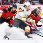 Rasmus Andersson's FIRST GOAL as a Golden Knight!