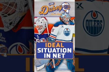 This is Why Oilers' Goalies Push Each Other 🔥 #hockey #nhl #oilers