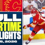 Ducks at Flames | FULL Overtime Highlights - January 25, 2026