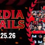 Mads Søgaard, Dylan Cozens, Brady Tkachuk, Travis Green Postgame Media vs VGK