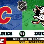 🔴LIVE : Anaheim Ducks Vs Calgary Flames | NHL 2026 | NHL Live SCOREBOARD