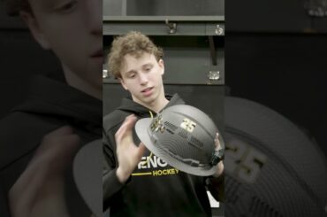 Kindy Gets Postgame Helmet