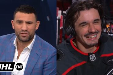 Biz Pulls Out the Big Vocabulary on Seth Jarvis 😂 | NHL on TNT