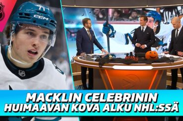 Macklin Celebrinin huimaavan kova alku NHL:ssä