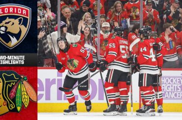 Chicago Blackhawks vs. Florida Panthers (1/25/26) | Game Highlights | CHSN Blackhawks