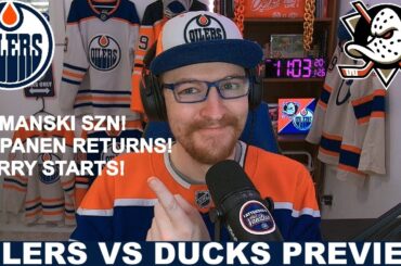 Pre-Game Report: Edmonton Oilers vs Anaheim Ducks