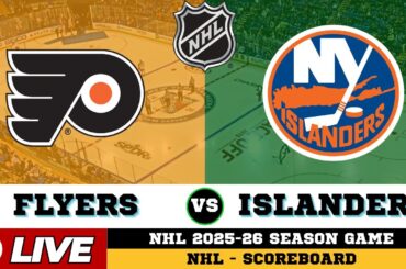 🔴LIVE : New York Islanders Vs Philadelphia Flyers | NHL 2026 | NHL Live SCOREBOARD