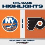 NHL Highlights | Islanders vs. Flyers - January 26, 2026