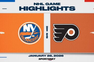 NHL Highlights | Islanders vs. Flyers - January 26, 2026