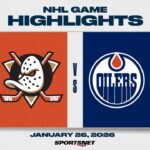 NHL Highlights | Ducks vs. Oilers - January 26, 2026