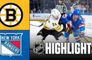 Bruins vs. Rangers | NHL Highlights | January 26, 2026