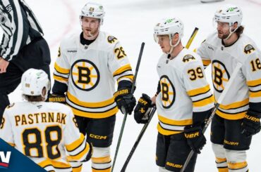 Bruins' Pastrnak Hits 900 Points With A Slick Backhand Feed To Geekie