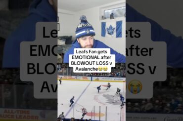 Im just sick of this man. #nhl #avalanche #mapleleafs #reaction #hockey#rage#nhlhockey