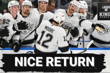 Trevor Moore returns to help the LA Kings start a 6 game road trip with a much needed 2 points