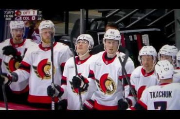 NHL Hockey fight - Samuel Girard(Avalanche) vs. Tim Stutzle(Senators)