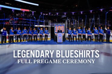 Centennial Night – Legendary Blueshirts Full Pregame Ceremony