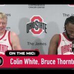 Ohio State's Colin White and Bruce Thornton discuss making the necessary plays to beat Minnesota