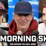 Jared Bednar & Avs Room on MacKinnon's GREATNESS & More Before Game vs Sharks
