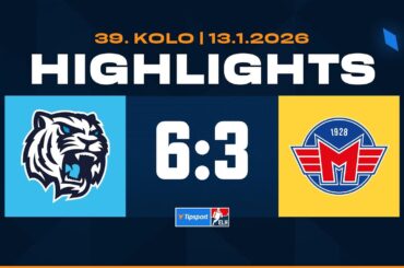 Highlights | Bílí Tygři Liberec vs. Banes Motor Č. Budějovice 6:3 | 13.01.2026