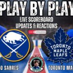 🏒 LIVE: Toronto Maple Leafs vs Buffalo Sabres NHL Play by Play & Reactions!
