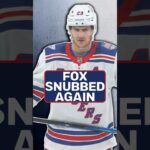 Adam Fox has been snubbed from Team USA AGAIN