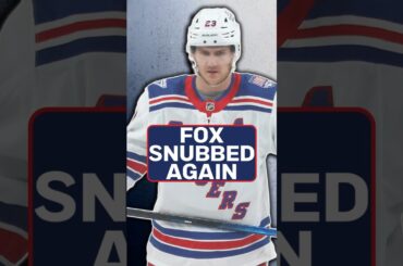 Adam Fox has been snubbed from Team USA AGAIN