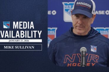 NYR Practice: Mike Sullivan Media Availability | Jan 27, 2026