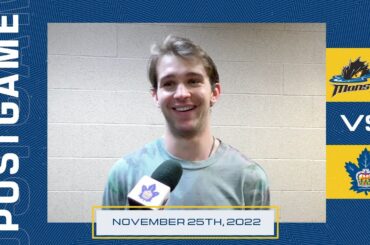 Toronto Marlies Post Game | Toronto Marlies vs Cleveland Monsters | November 25, 2022