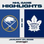 NHL Highlights | Sabres vs. Maple Leafs - January 27, 2026