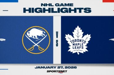 NHL Highlights | Sabres vs. Maple Leafs - January 27, 2026