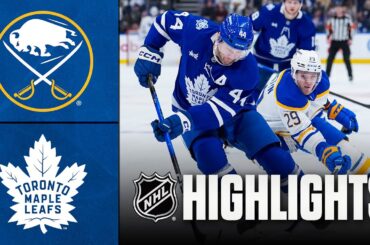 Sabres vs. Maple Leafs | NHL Highlights | January 27, 2026