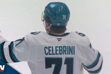 Sharks' Macklin Celebrini Fires One-Timer To Score In Hometown Of Vancouver