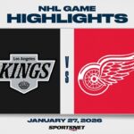 NHL Highlights | Kings vs. Red Wings - January 27, 2026