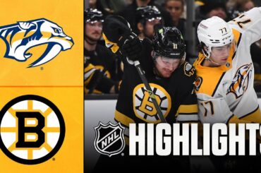 Predators vs. Bruins | NHL Highlights | January 27, 2026