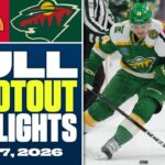 Chicago Blackhawks at Minnesota Wild | FULL Shootout Highlights - January 27, 2026