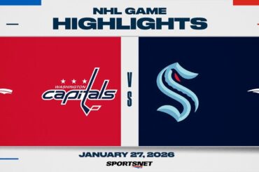 NHL Highlights | Capitals vs. Kraken - January 27, 2026