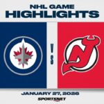 NHL Highlights | Jets vs. Devils - January 27th, 2026