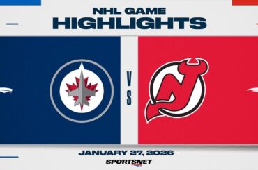 NHL Highlights | Jets vs. Devils - January 27th, 2026