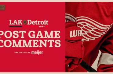 Patrick Kane, Moritz Seider, Todd McLellan Post Game Comments vs. LAK | JAN 27, 2026