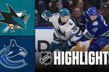 Sharks vs. Canucks | NHL Highlights | January 27, 2026