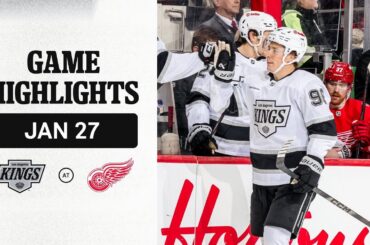 HIGHLIGHTS: LA Kings at Detroit Red Wings | 01.27.26