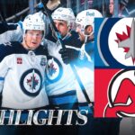 New Jersey Devils vs. Winnipeg Jets - Game Highlights