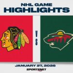 NHL Highlights | Blackhawks vs. Wild - January 27, 2026