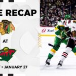 Blackhawks at Wild Game Highlights | 1.27.26