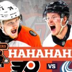 TIPPETT’S HAT TRICK, MICHKOV’S THREE POINTS COMPLETE FLYERS MIRACLE UPSET AGAINST AVALANCHE