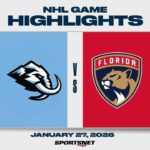 NHL Highlights | Mammoth vs. Panthers - January 27, 2026
