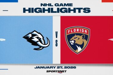 NHL Highlights | Mammoth vs. Panthers - January 27, 2026