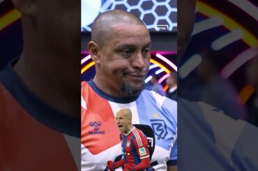 'MESSI, FORGIVE ME!' 🤣 ROBERTO CARLOS names the BEST LEFT FOOT EVER! #shorts