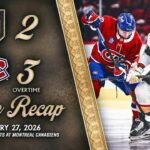 HIGHLIGHTS | Montreal Canadiens 3, Vegas Golden Knights 2, OT | Jan. 27, 2026