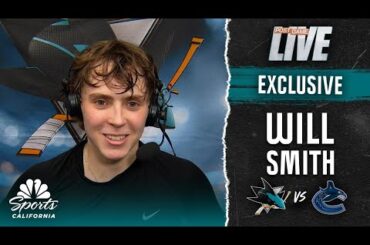 Will Smith praises Sharks' culture, breaks down three-point game vs. Canucks | NBC Sports California